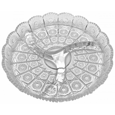 Ορντεβιέρα 3 θέσεων γυάλινη διάφανη 19.5x3εκ Lirmartur D-40