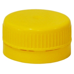 Πώμα βιδωτό πλαστικό νταμιτζάνας κίτρινο 3.5x2εκ 102191