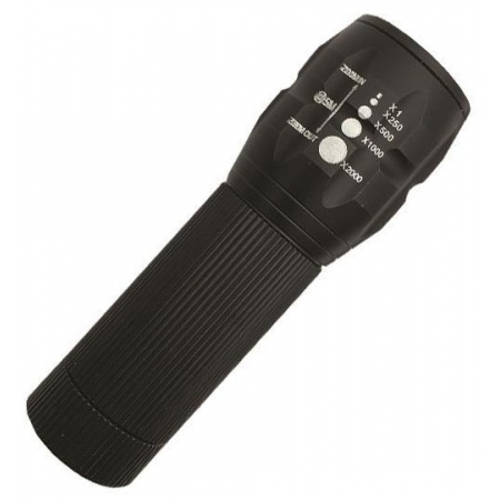 Φακός Led με λειτουργία zoom μαύρος 3.5x11.2εκ Eurolamp 145-24507 Φακός Led με λειτουργία zoom μαύρος 3.5x11.2εκ Eurolamp 145-24507