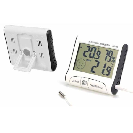 Θερμόμετρο-Υγρασιόμετρο ψηφιακό Homestyle 735667