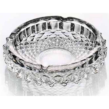 Σταχτοδοχείο γυάλινο διάφανο 19x5εκ Red cherry YG8007