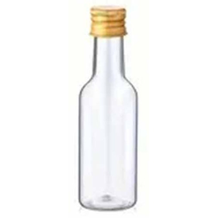 Μπουκάλι γυάλινο με βιδωτό καπάκι διάφανο 100ml Homestyle 66254-77