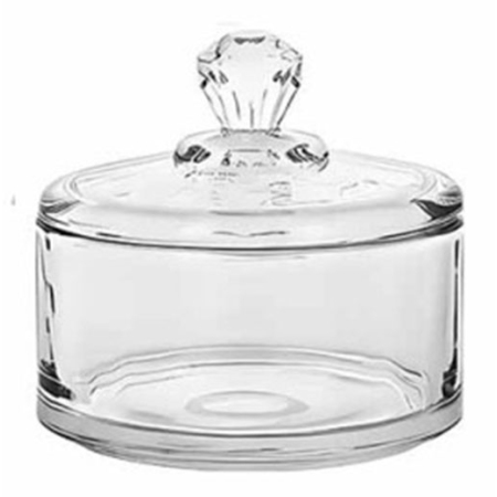 Φοντανιέρα γυάλινη διάφανη 10.5x9.5εκ Lirmartur TB041