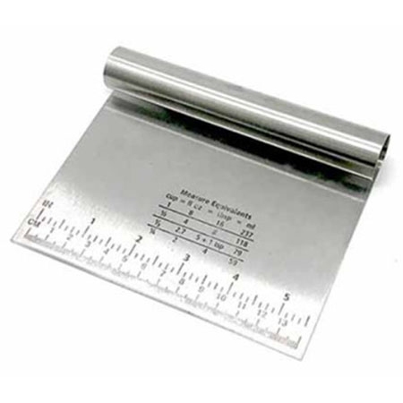 Σπάτουλα ζαχαροπλαστικής-μεζούρα ανοξείδωτη 15x12x2.5εκ Homestyle 80066