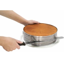 Τσέρκι ζαχαροπλαστικής ανοξείδωτο ανοιγόμενο για παντεσπάνι στρογγυλό Ectia 735098.1