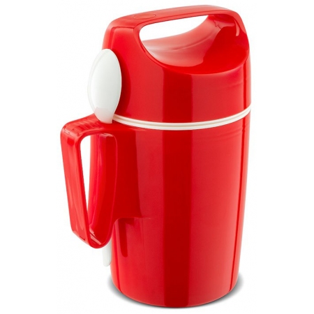 Φαγητοδοχείο-θερμός πλαστικό κόκκινο 850ml Rotpunkt NR850