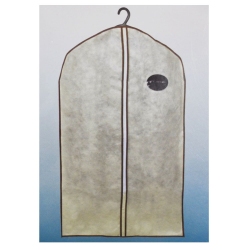 Θήκη κουστουμιών υφασμάτινη μπεζ 60x100εκ Sinialo 20-27-WF0301568