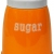 Βάζο αποθήκευσης μεταλλικό Sugar πορτοκαλί 12.5x14.5εκ Sinialo 4902181