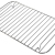 Σχάρα χρωμίου ασημί 37x21.5x2.5εκ Sinialo 4902196