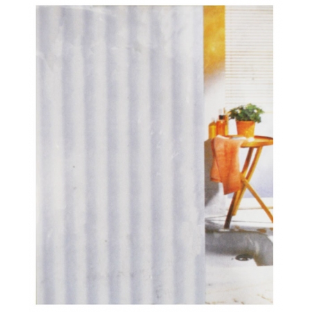 Κουρτίνα μπάνιου πολυεστερική λευκή 180x180εκ Sinialo 26-435-PSC180W