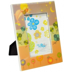 Κορνίζα παιδική ξύλινη πολύχρωμη 10x15εκ Ankor 710492