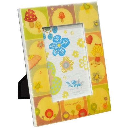 Κορνίζα παιδική ξύλινη πολύχρωμη 10x15εκ Ankor 710485