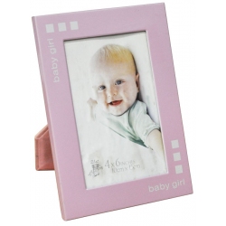 Κορνίζα παιδική μεταλλική Baby girl ροζ 10x15εκ Ankor 703418