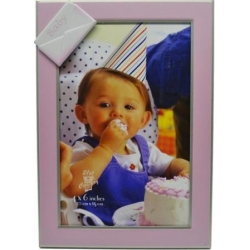 Κορνίζα αλουμινίου Baby 10x15εκ ροζ Ankor YJ-PS5-4