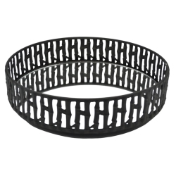 Δίσκος μεταλλικός με καθρέπτη μαύρος 24.5x5εκ Ankor 843015