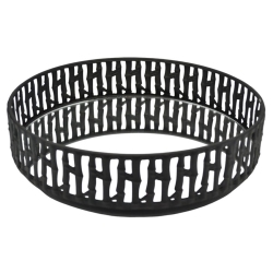 Δίσκος μεταλλικός με καθρέπτη μαύρος 29.5x5εκ Ankor 843022