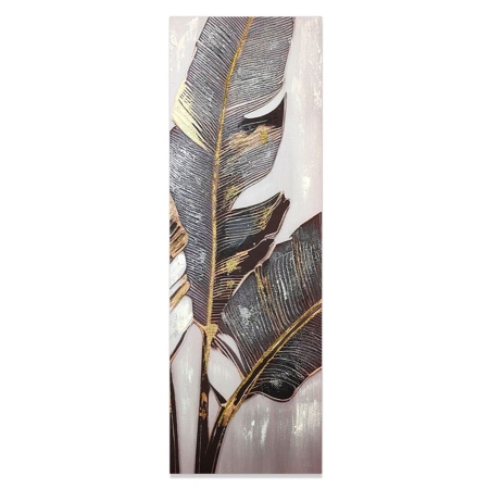 Πίνακας ελαιογραφία printed Φτερά μαύρο-λευκό 30x90εκ Ankor 844029