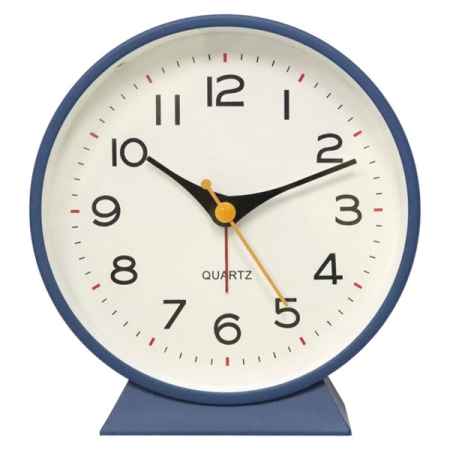 Ρολόι-ξυπνητήρι πλαστικό μπλε 11x4x12εκ Ankor 853212