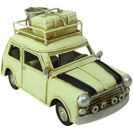 Αυτοκίνητο μεταλλικό αντικέ μπεζ 16εκ Ankor 796229