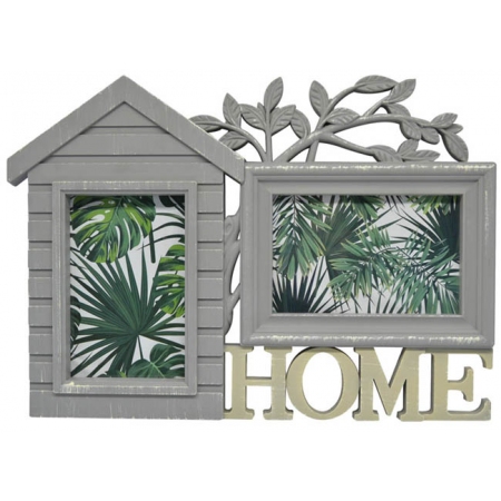 Πολυκορνίζα 2 θέσεων Home γκρι 35.5x26εκ Ankor 802661