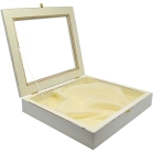 Στεφανοθήκη ξύλινη λευκή 29εκ Ankor 803160