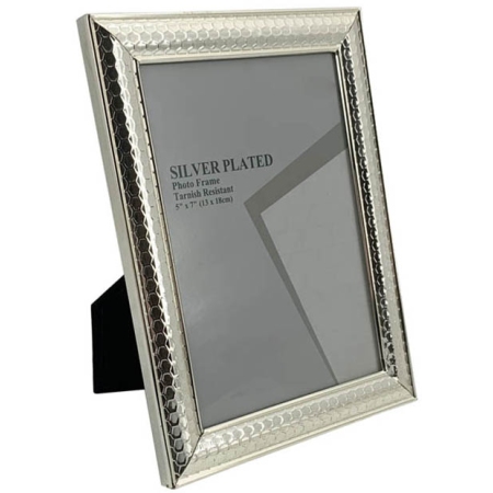 Κορνίζα επάργυρη ασημί 20x30εκ Ankor 136S03-12R