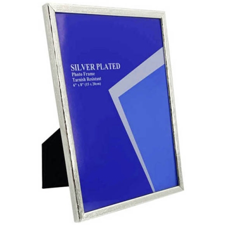 Κορνίζα επάργυρη ασημί 15x20εκ Ankor 120S05-6