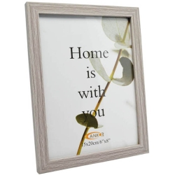 Κορνίζα ξύλινη γκρι 13x18εκ Ankor 51032-5