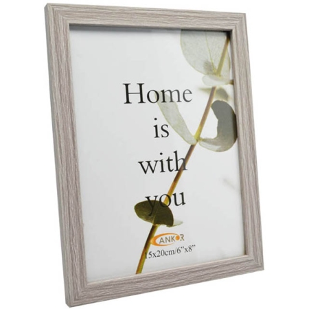 Κορνίζα ξύλινη γκρι 13x18εκ Ankor 51032-5