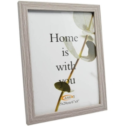 Κορνίζα ξύλινη γκρι 20x30εκ Ankor 51032-9