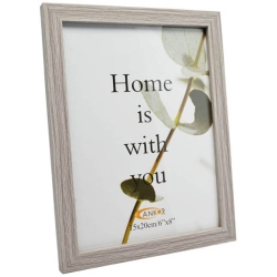 Κορνίζα τοίχου ξύλινη γκρι 30x40εκ Ankor 51032-12