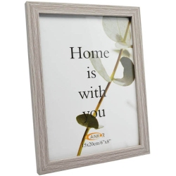 Κορνίζα τοίχου ξύλινη γκρι 40x50εκ Ankor 51032-13