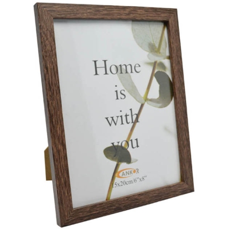 Κορνίζα ξύλινη καφέ 13x18εκ Ankor 51033-5