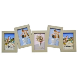 Πολυκορνίζα 5 θέσεων γκρι-μπεζ 61x2.5x24εκ Ankor 821280