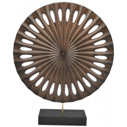 Διακοσμητικό επιτραπέζιο ξύλινο καφέ 29.5x7x35.5εκ Ankor 834822