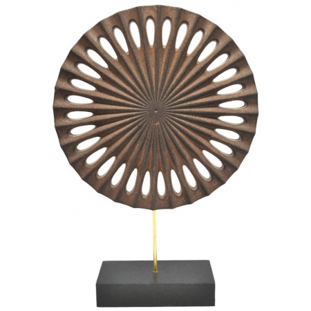 Διακοσμητικό επιτραπέζιο ξύλινο καφέ 21x6x30.5εκ Ankor 834815