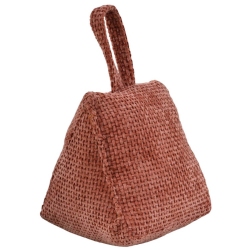 Στοπ πόρτας υφασμάτινο κεραμιδί 15x10x15εκ Ankor 834839