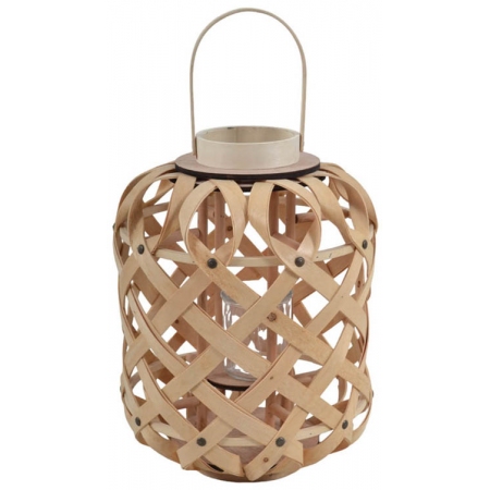 Φανάρι ξύλινο natural 30x39εκ Ankor 834419
