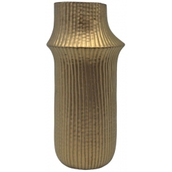 Βάζο κεραμικό μπρονζέ-χρυσό 16.5x35εκ Ankor 840373