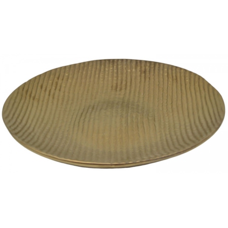 Πιατέλα κεραμική μπρονζέ-χρυσό 29x4εκ Ankor 840458