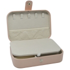 Μπιζουτιέρα δερματίνη ροζ 16x11x5εκ Ankor 842070