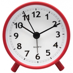 Ρολόι-ξυπνητήρι μεταλλικό κόκκινο 7.5x4x8εκ Ankor 844487