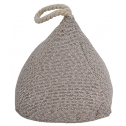 Στοπ πόρτας υφασμάτινο taupe 15x15x16εκ Ankor 845934