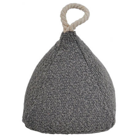 Στοπ πόρτας υφασμάτινο γκρι 15x15x16εκ Ankor 845941