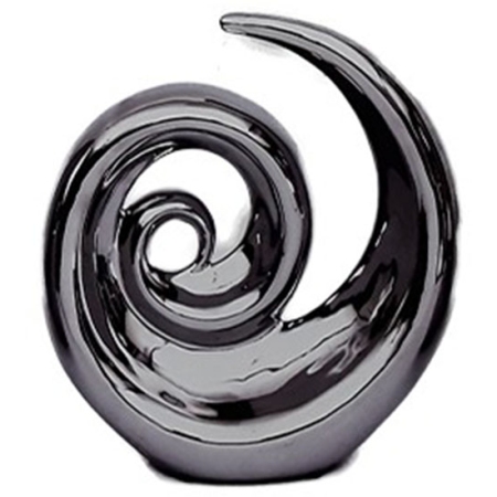 Διακοσμητικό κεραμικό ασημί 20x9x20εκ Karvounis Κ7772Β