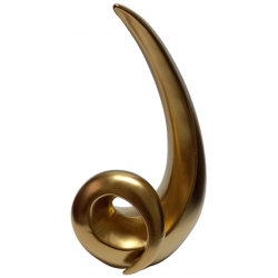 Διακοσμητικό κεραμικό Φλόγα χρυσό 17x11.5x31εκ Karvounis MG5037-1