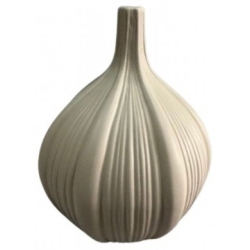 Βάζο κεραμικό μπεζ 18x25εκ Karvounis K9194A-B