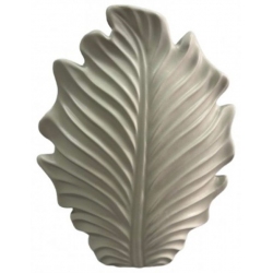 Βάζο κεραμικό Φύλλο μπεζ 30x10x38εκ Karvounis K8772B-B