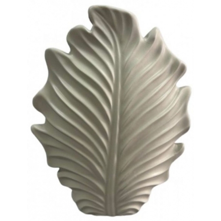 Βάζο κεραμικό Φύλλο μπεζ 23x10x30εκ Karvounis K8772C-B