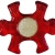 Κηροπήγιο για ρεσώ γυάλινο Puzzle κόκκινο 11.7x10x3εκ Luminarc 1112299